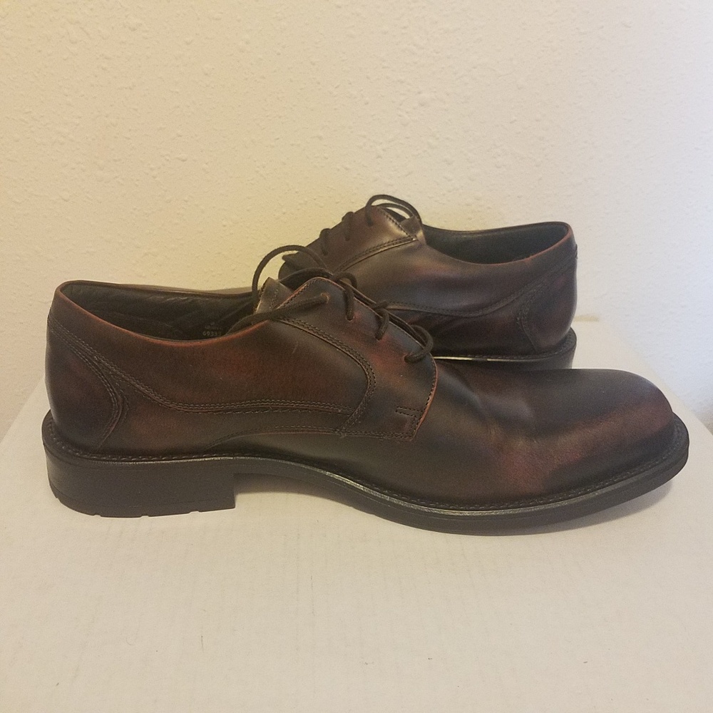 Structure Mens Size 12 Brown Leather Oxford Shoes